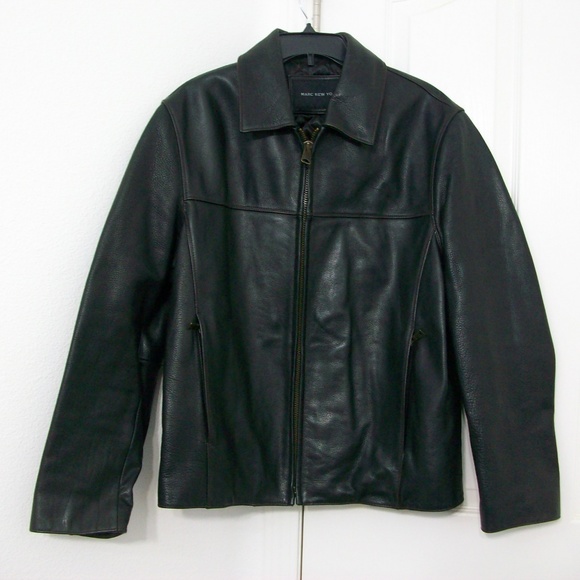 Marc New York Black Leather Jacket